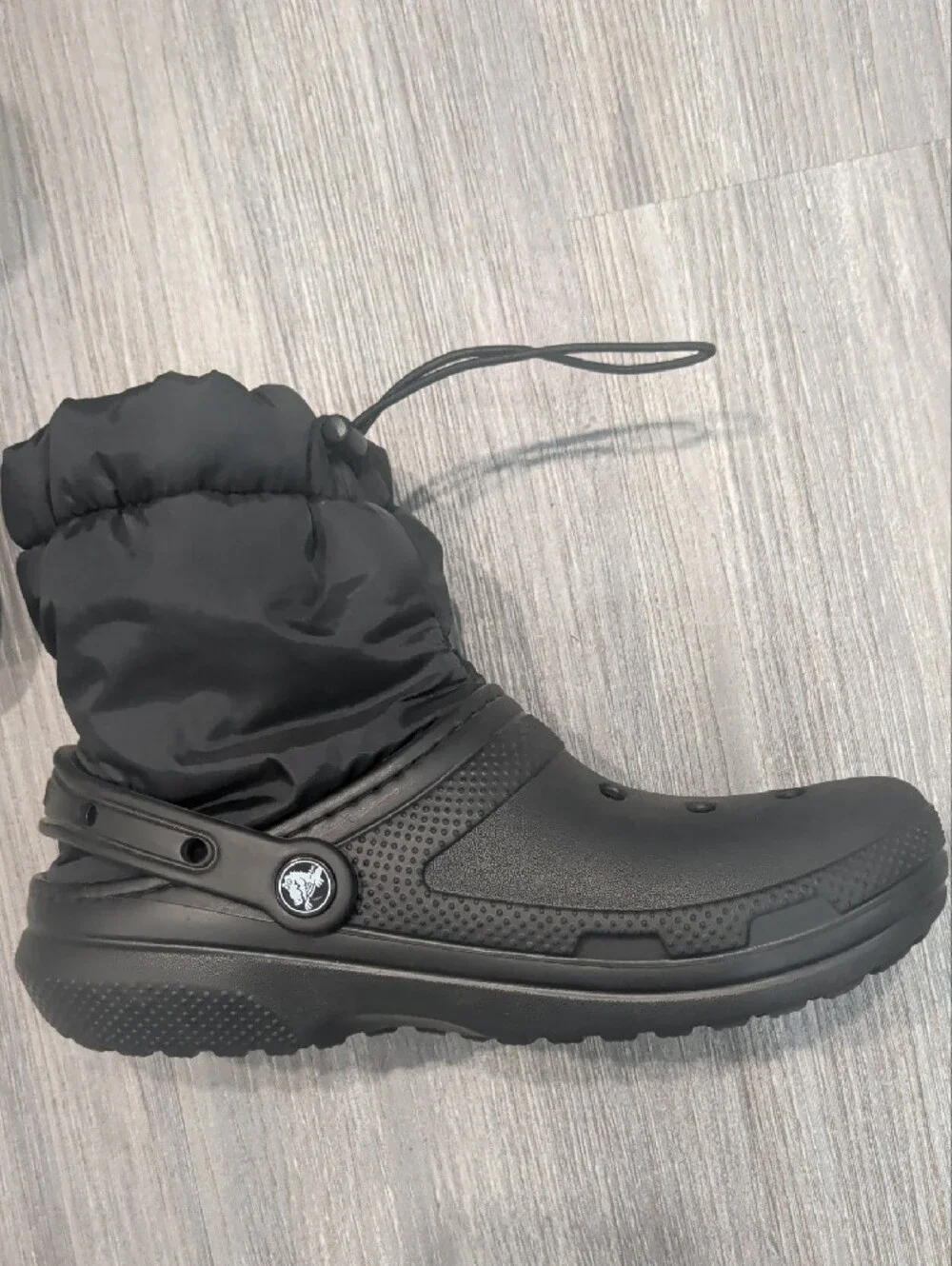 CROCS Classic Black Neo Puff Clog Boots